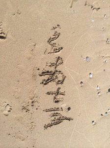 photo - martin name in sand
